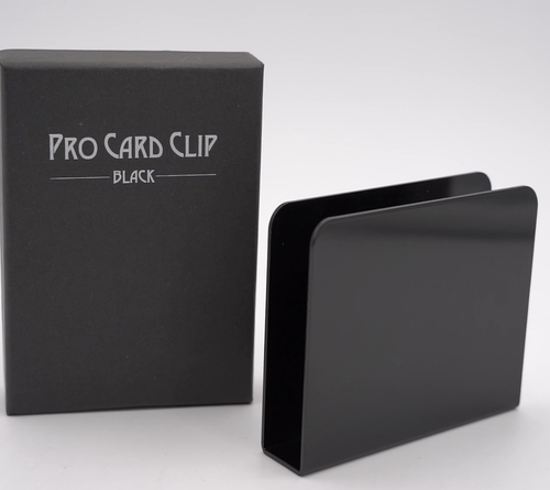 Card Clip Schwarz (Poker-Größe)