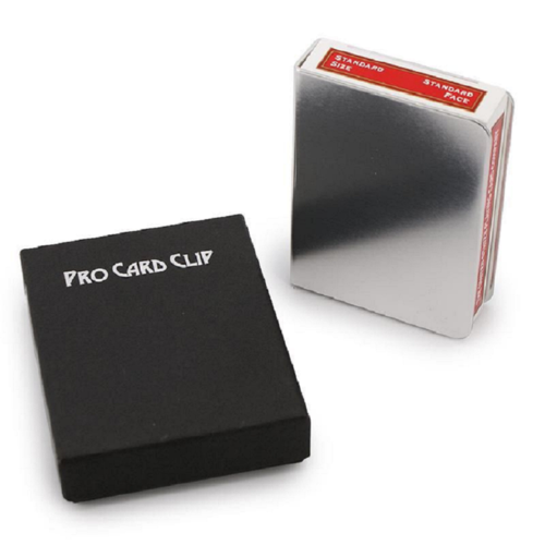 Card Clip Silber (Poker-Größe)